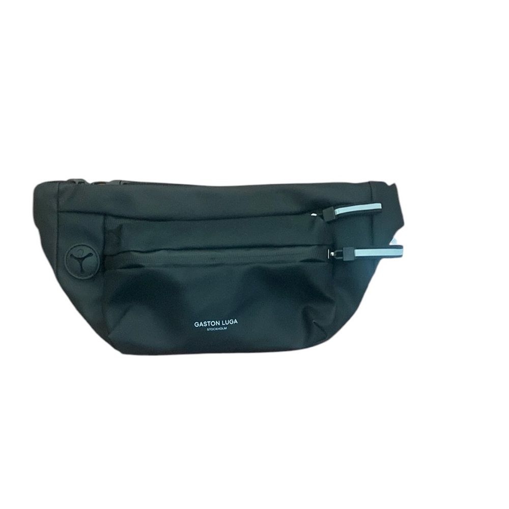 Gaston Luga Black Men's Slash Hip Pack